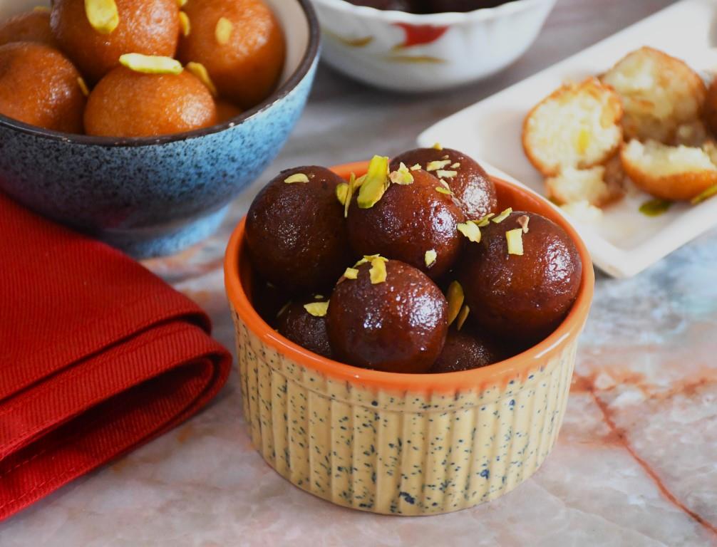 Delicious Gulab Jamun sweet